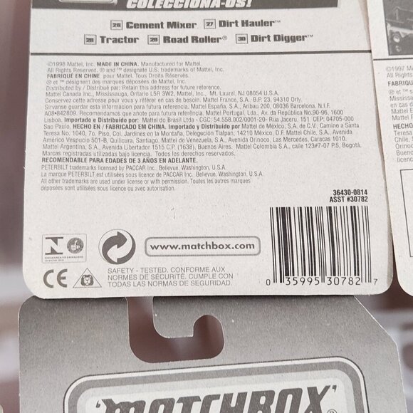 Matchbox Work Trucks Peterbilt Volvo Bedford Tanker Garbage Diecast Cars Lot MOC - Picture 15 of 15